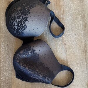 Soma Black Floral Lace Bra